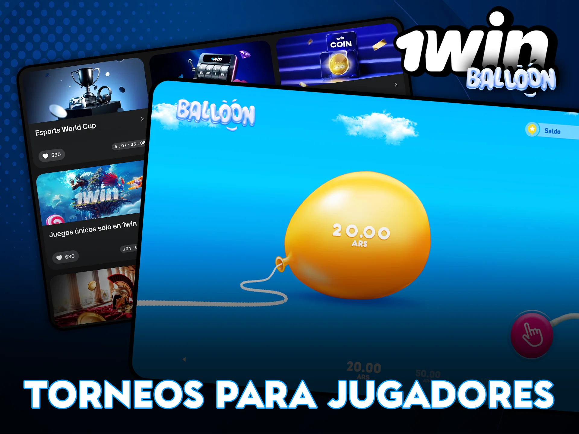 Torneos y promociones activas para jugadores de 1Win Balloon.