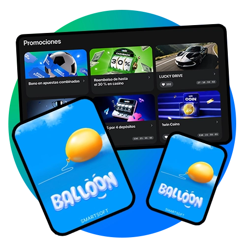 Promociones y torneos temporales en 1Win Balloon.