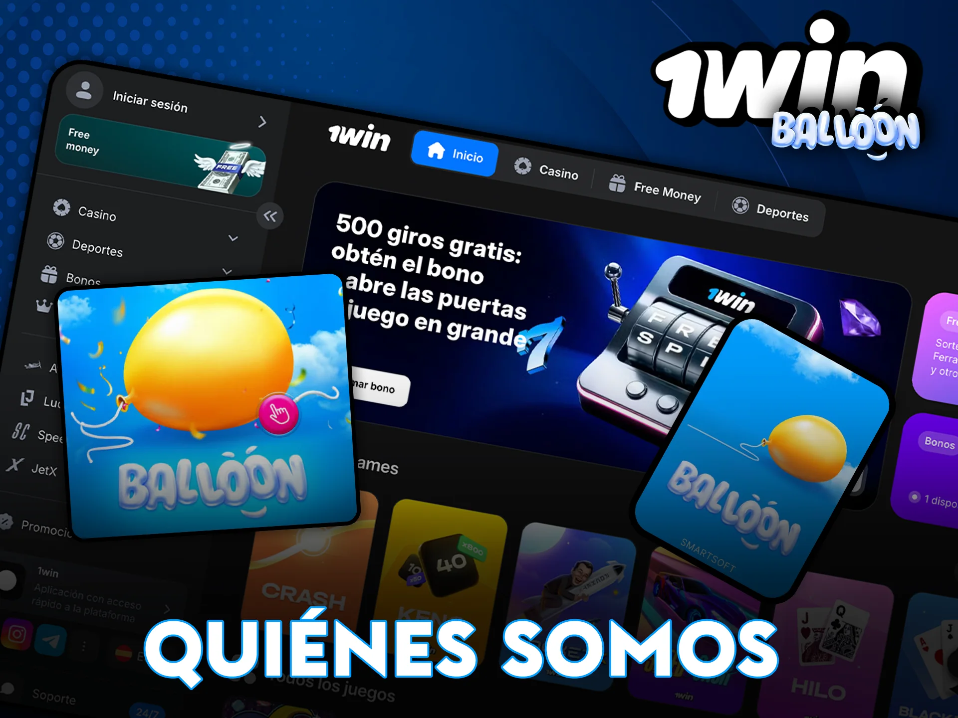 Quiénes somos en 1Win Balloon.